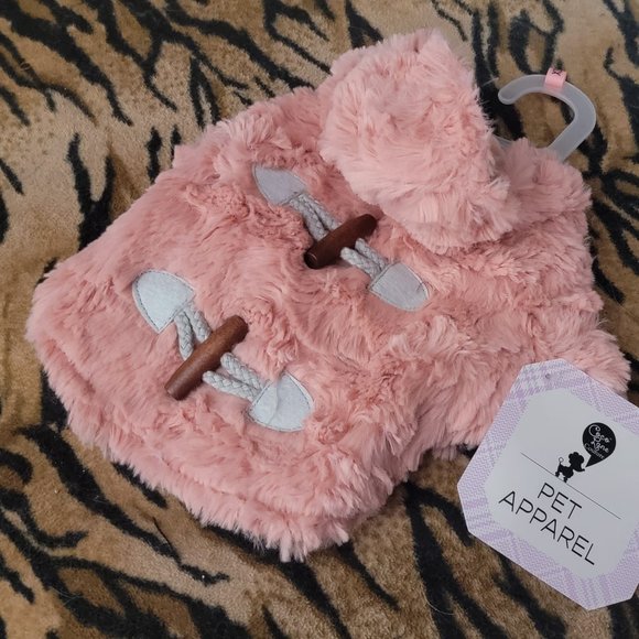 Pet Coat Sweater Hoodie Plush! .. XS EA. New w Tag! - Picture 1 of 5
